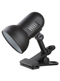 Светильник Camelion H-035 прищепка черный Е27 60W