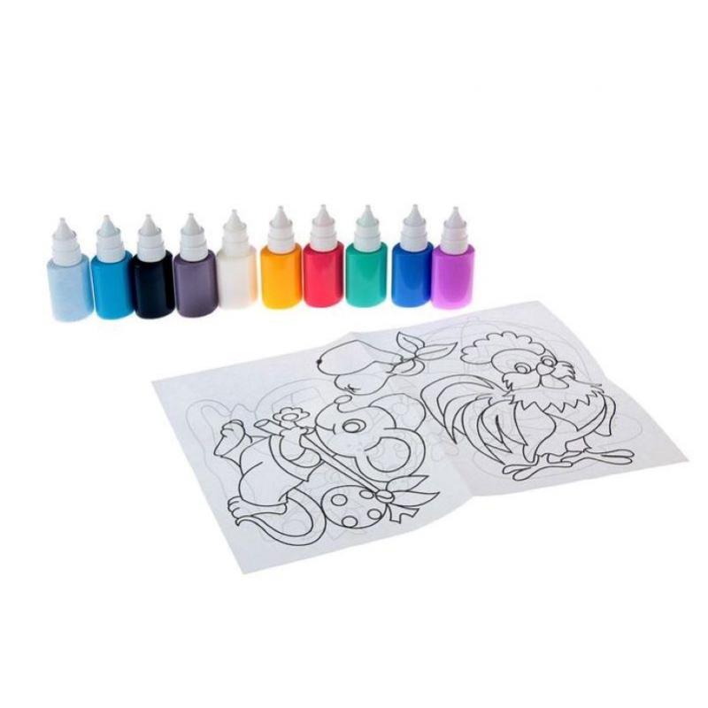 Краски витражные Луч Витраж 10 цв