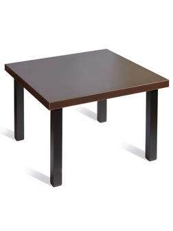 Стол журнальный KD_Триада венге/черный