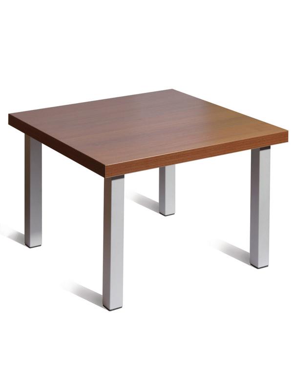 Стол журнальный KD_Триада орех/алюминий