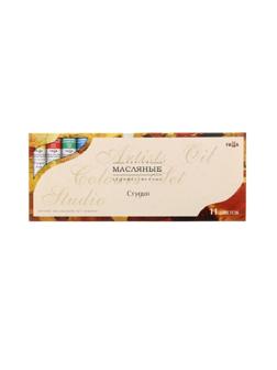 Краски масляные 10 цв+2 бел Студия Гамма