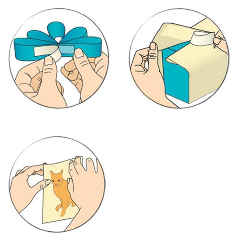 Клейкая лента канцелярская Attache Selection 2-х сторон,переклеив, 25ммХ12м