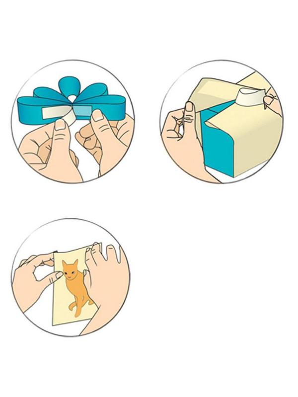 Клейкая лента канцелярская Attache Selection 2-х сторон,переклеив, 25ммХ12м