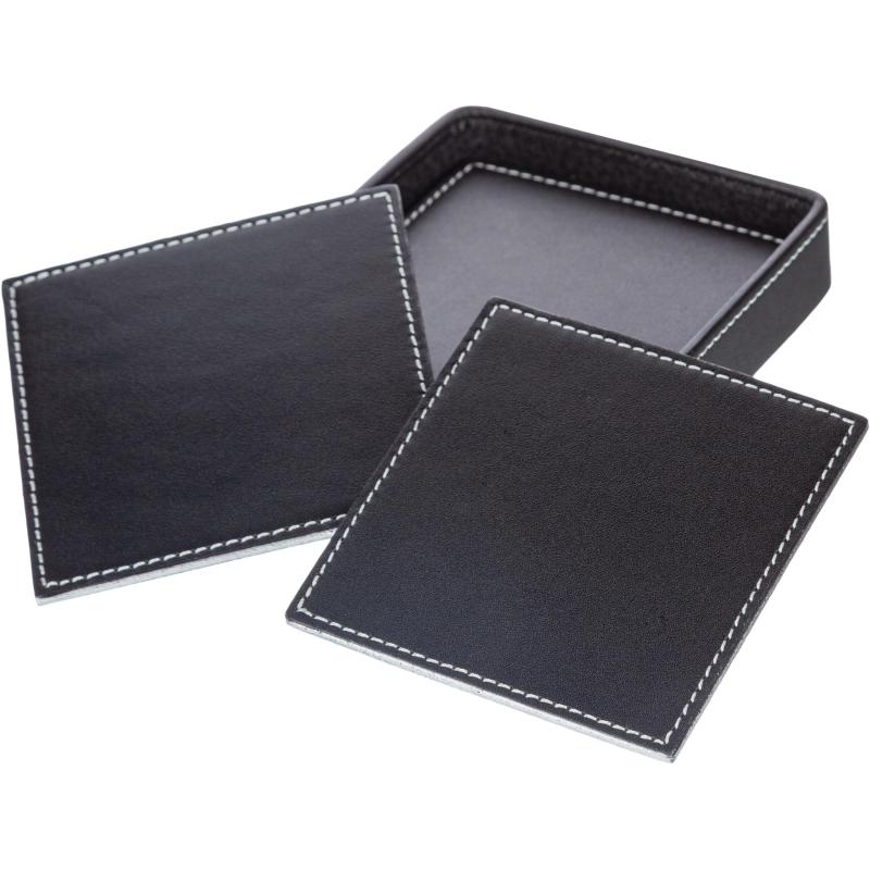 Набор настольный класса люкс офисный кожаный 10 предм.21901 черный,Тайвань