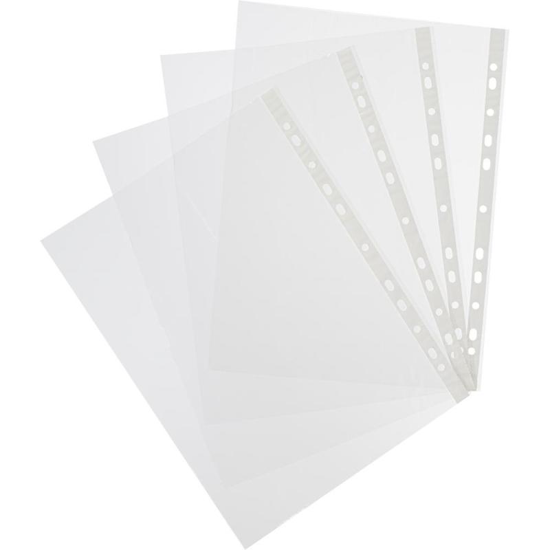 Файл-вкладыш А4 Attache,Стандарт ,25 мк м100шт./уп.с перф.Россия