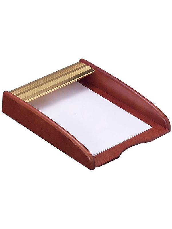 Набор настольный дерево+мет. 6 предм. G/RS6MU красное дерево/позолота