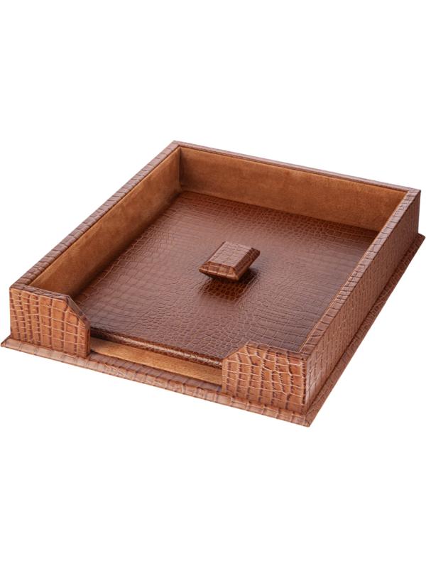 Набор настольный класса люкс офисн.кож.10 предROYAL CROCODILE D271010св.кор