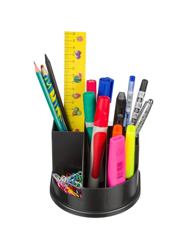 Подставка-органайзер д/канцеляр.мелочей Attache Авангард 5 отд чер ОР52АЕ