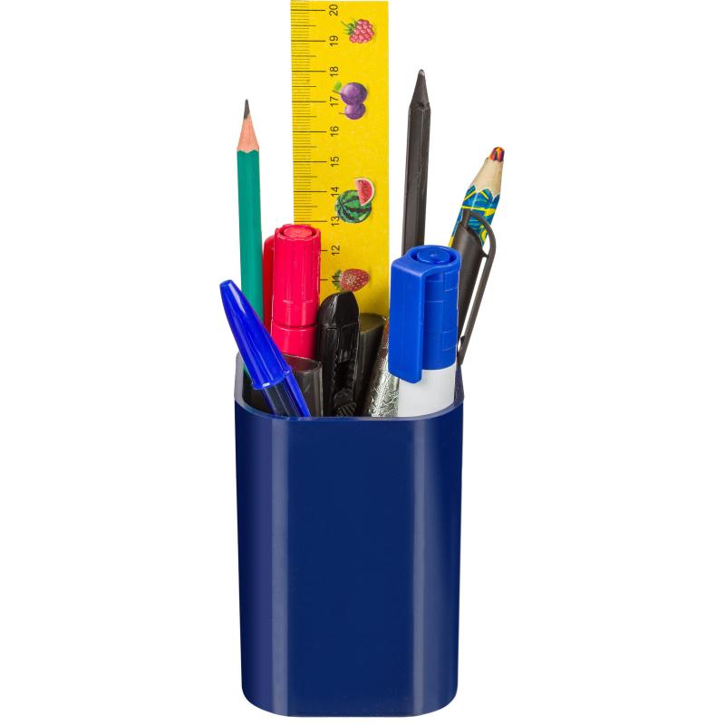Подставка-стакан для ручек Attache, синий