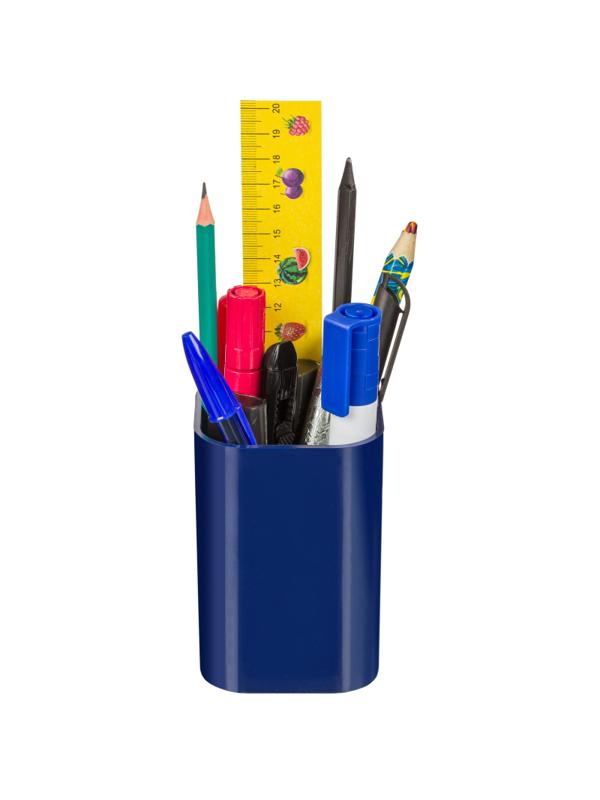 Подставка-стакан для ручек Attache, синий