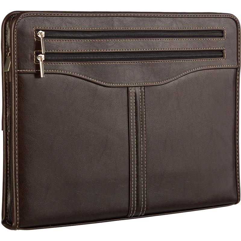 Портфель из кож/зам ГАММА 118м, для док-тов ф.А4+, с выдв.ручками, коричн
