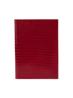 Обложка для паспорта FABULA  O.1.КК.красный, Reptile нат.кожа
