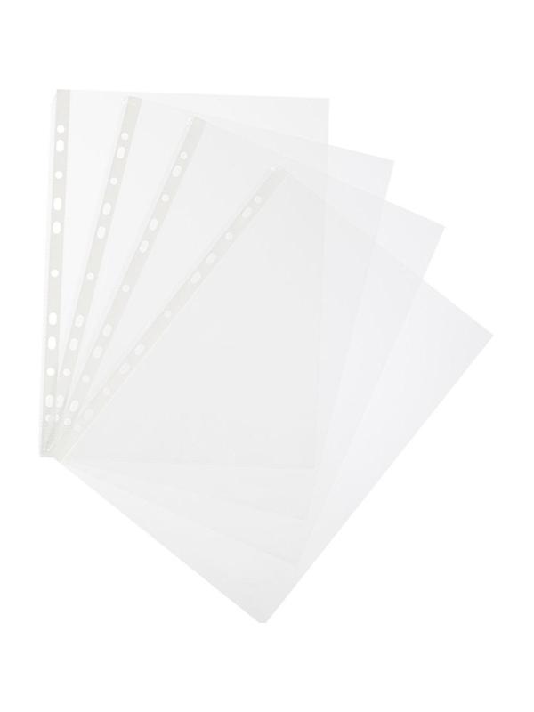 Файл-вкладыш А4 25мкм Attache с перф,100 шт., рифлен.пов