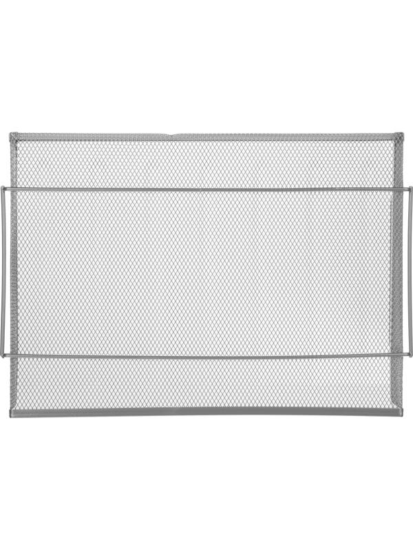 Лоток для бумаг Attache горизонт. попереч, металл. сетка, выс.80мм(серебро)
