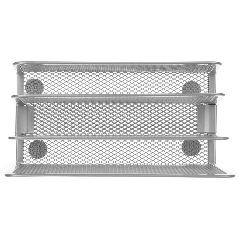 Подставка Attache 3х секц. для бумаг и писем, мет. сетка, выс.135мм(серебр)