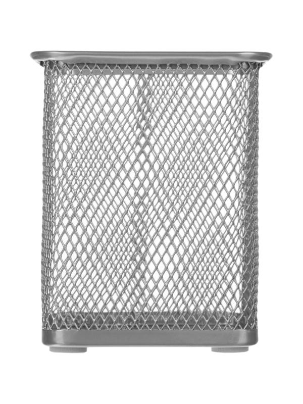 Подставка Attache для письм.прин.квадр.80х80мм,выс.98мм,металл.сетка(сереб)