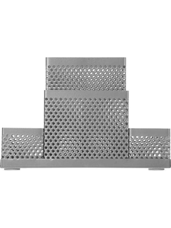 Подставка Attache 4х секц. для канц.прин.Башня ,мет.сет,160х110х80мм(сереб)