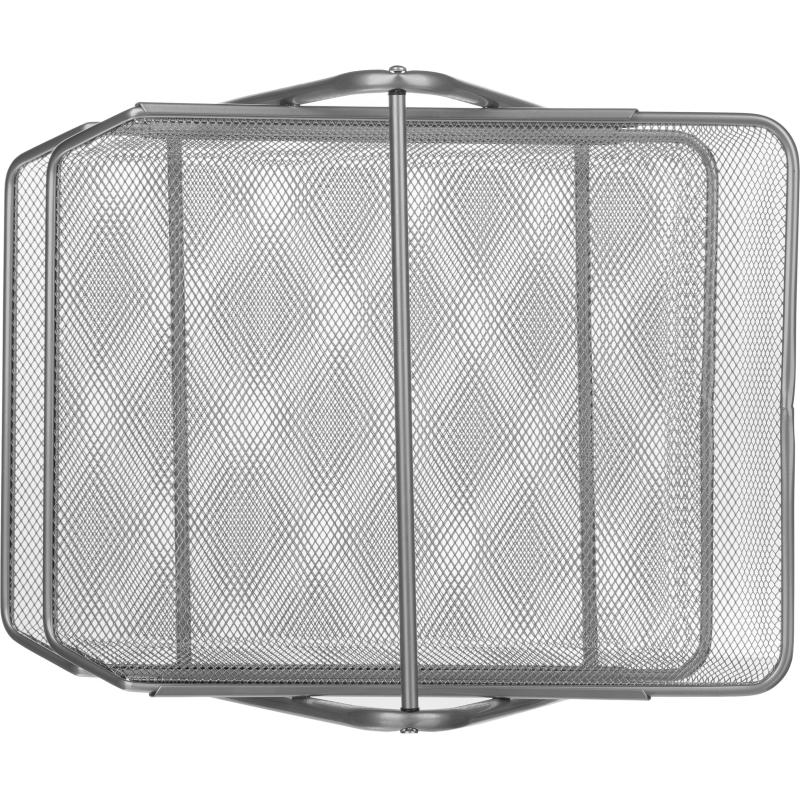 Лоток для бумаг Attache 2-х уров.горизон.металл сетка 295x355x205мм(сереб)