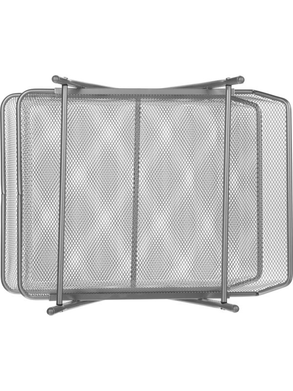 Лоток для бумаг Attache 2-х уров.горизон.металл сетка 295x355x205мм(сереб)