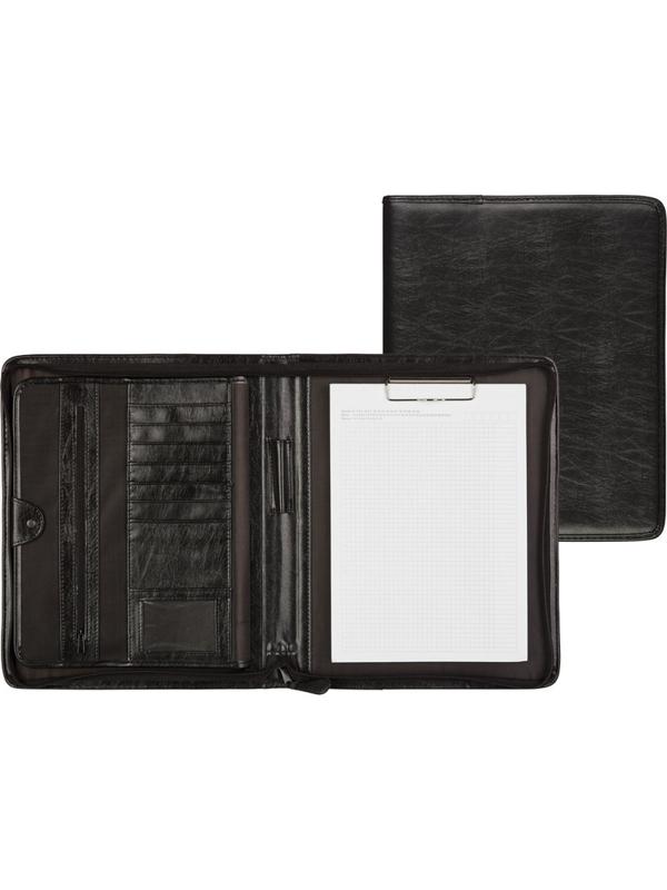 Папка деловая из кож/зам ФОРТУНА-ЛЮКС 177, черн., Россия