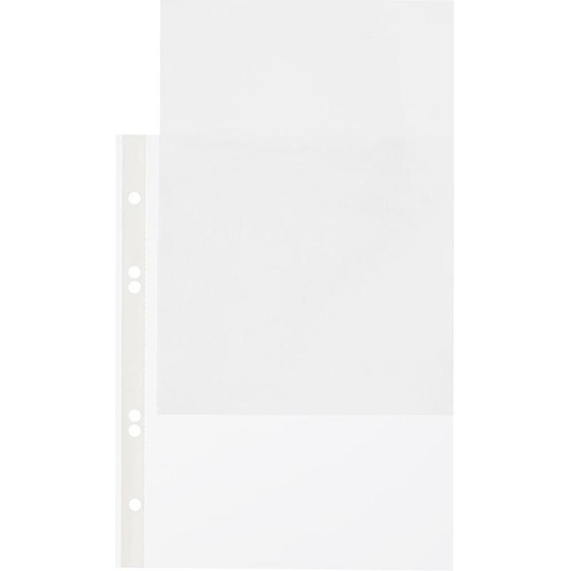 Файл-вкладыш А5 , 30 мкм 100шт./уп. с боков.перфор. Россия