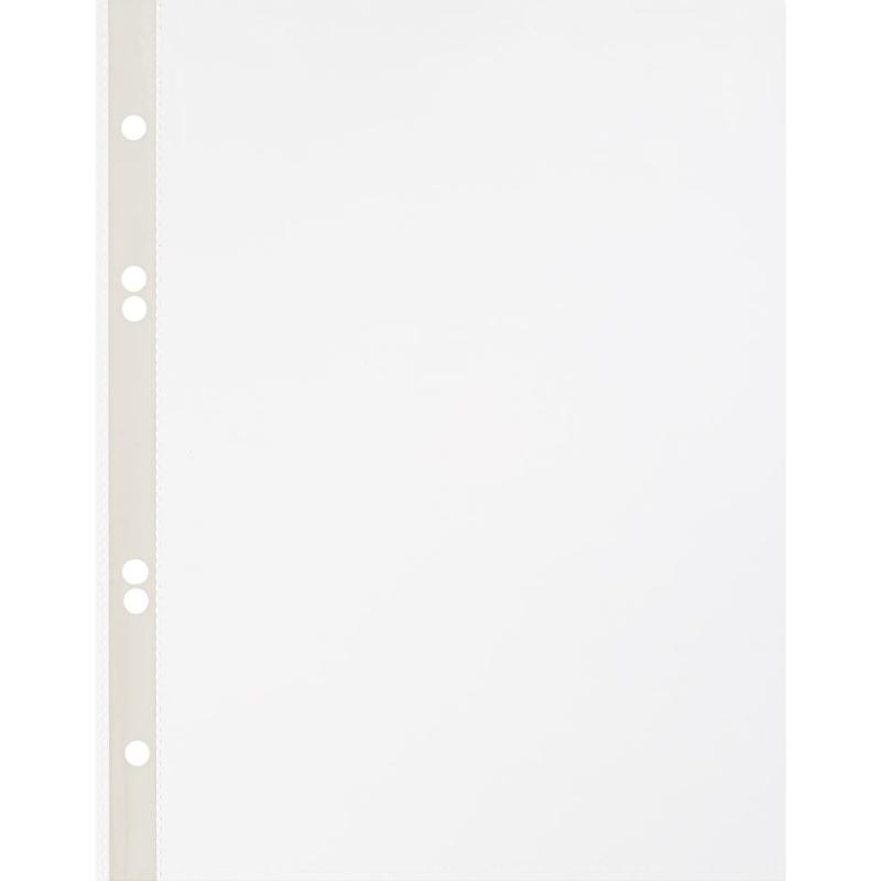 Файл-вкладыш А5 , 30 мкм 100шт./уп. с боков.перфор. Россия