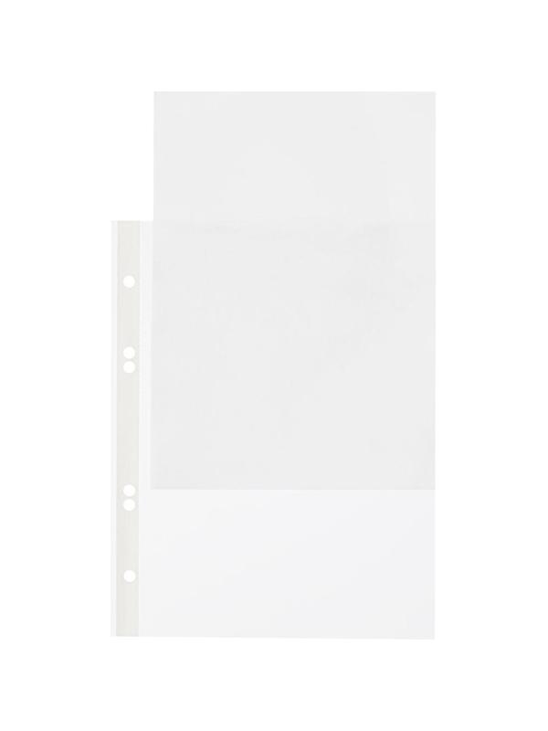 Файл-вкладыш А5 , 30 мкм 100шт./уп. с боков.перфор. Россия