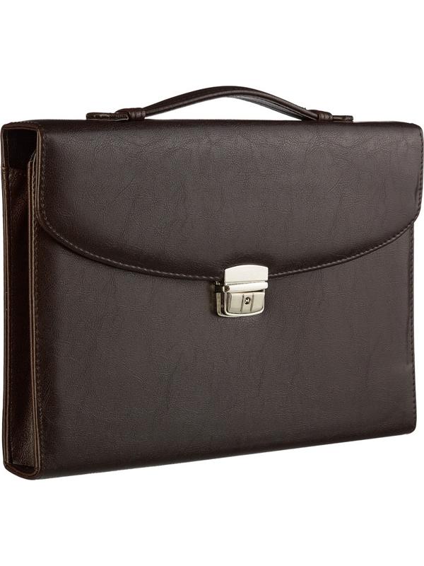 Портфель Меценат №388 к/з, коричневый