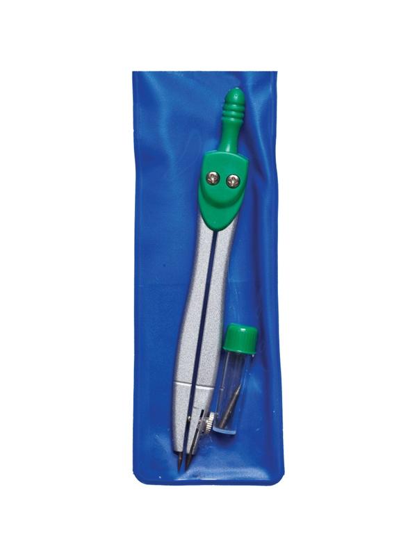 Готовальня Attache циркуль 115 мм с запасным грифелем в ПВХ чехле S01002P