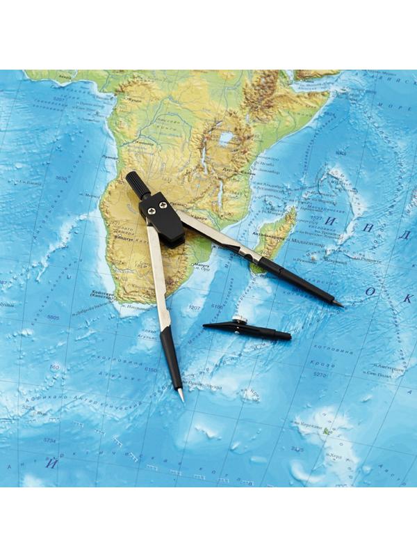 Готовальня Attache 120 мм, 4 предмета  S14004, пласт.пенал