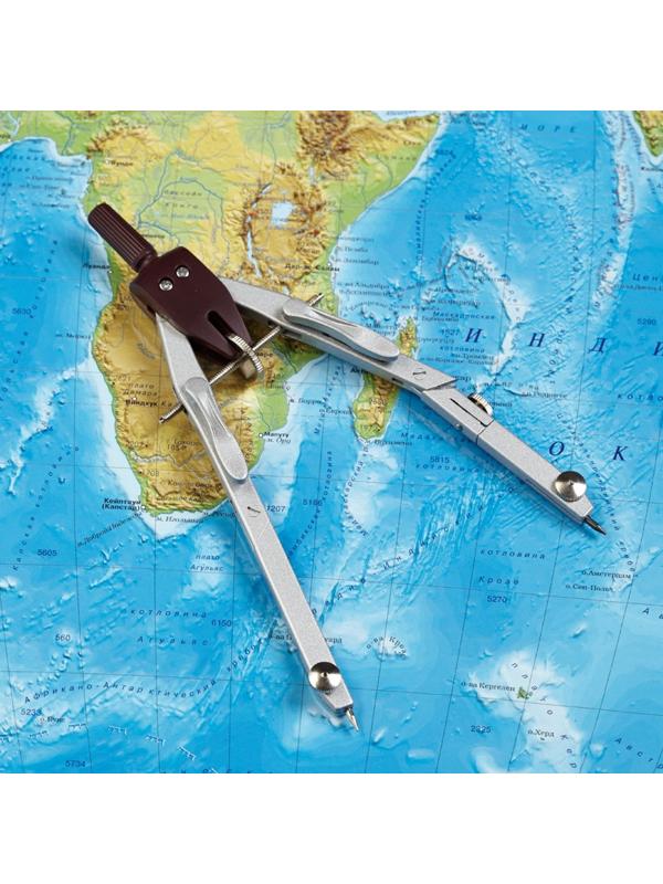 Готовальня Attache Крон-циркуль 170 мм,запасной грифель,пласт.пенал S08002