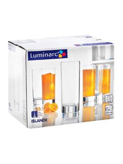 Набор стаканов ИСЛАНДИЯ 6 шт. 330мл высокие (J0040)