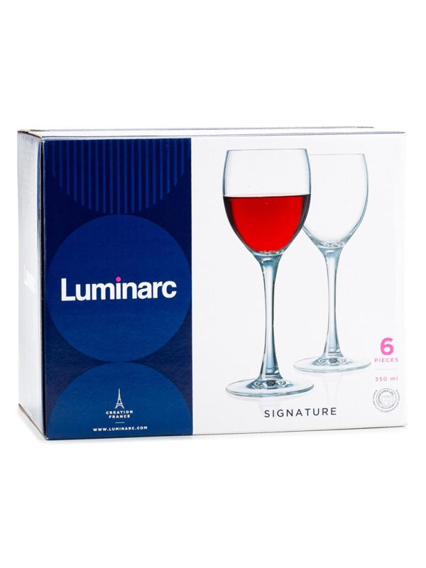 Набор бокалов для вина СИГНАТЮР 6шт 350мл (J0012)
