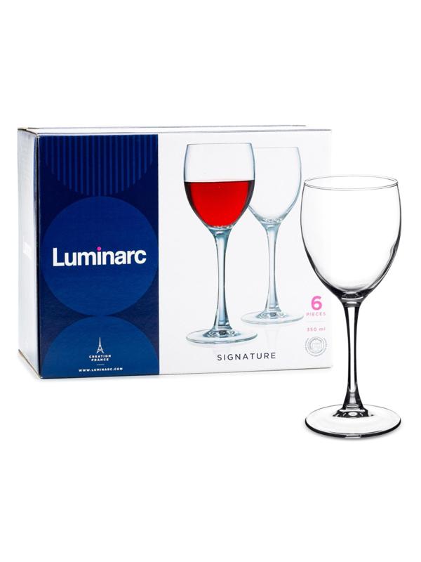 Набор бокалов для вина СИГНАТЮР 6шт 350мл (J0012)