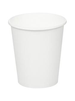 Стакан одноразовый бум однослойный d-80мм 200мл белый 50шт/уп