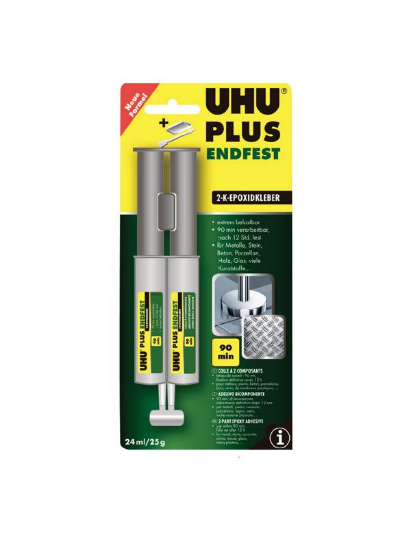 Клей специальный UHU эпоксидный двухкомпонентный сверхпрочный UHU