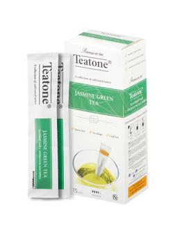 Чай Teatone зеленый с жасмином в металл.стике 15шт/уп. 737