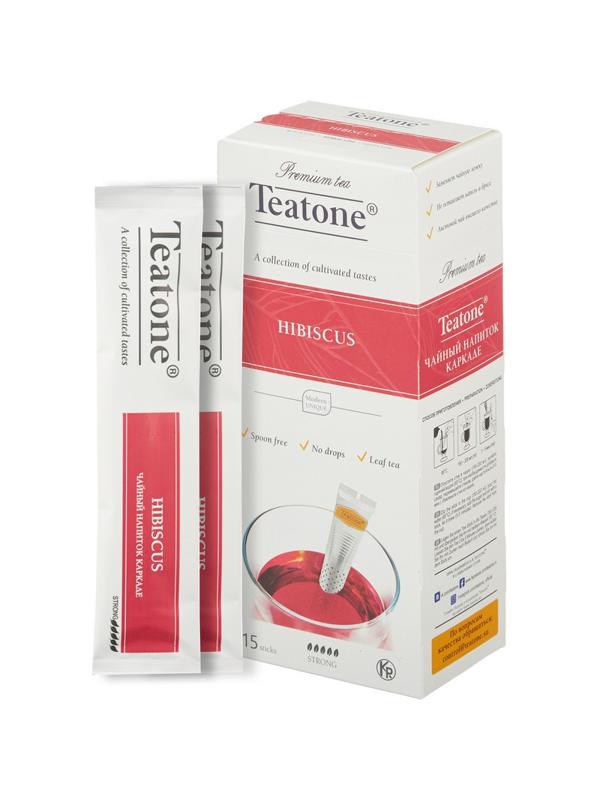 Чай Teatone каркадэ в металл.стике 15шт/уп. 741