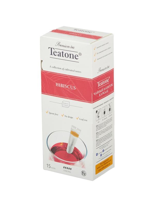 Чай Teatone каркадэ в металл.стике 15шт/уп. 741