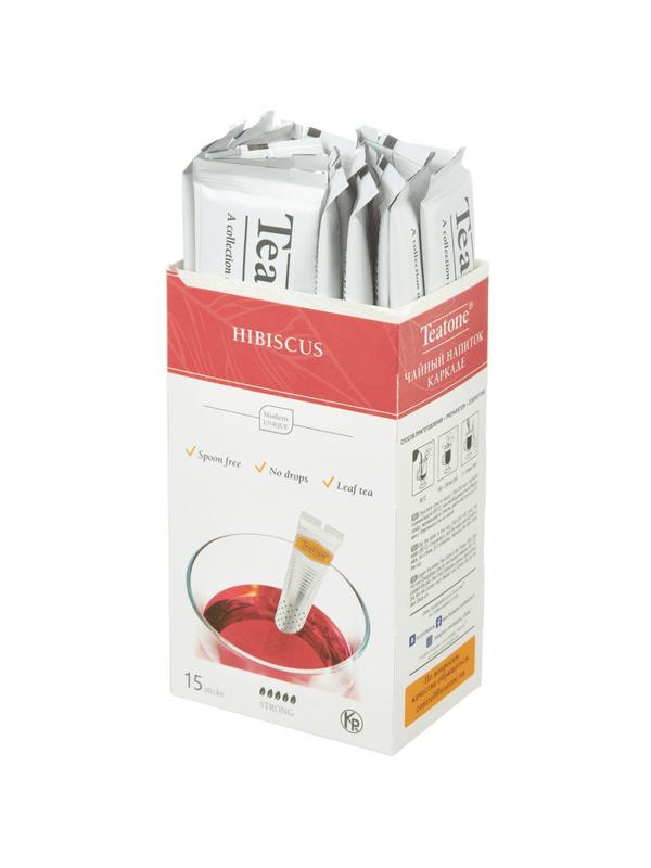 Чай Teatone каркадэ в металл.стике 15шт/уп. 741