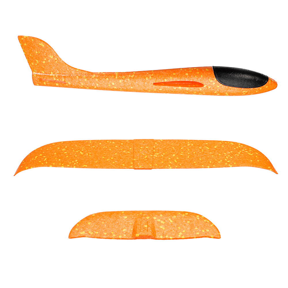 Метательный Самолет-Планер 48см. Оранжевый