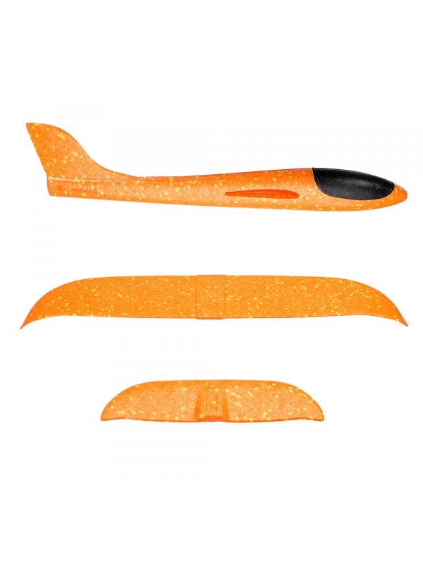 Метательный Самолет-Планер 48см. Оранжевый