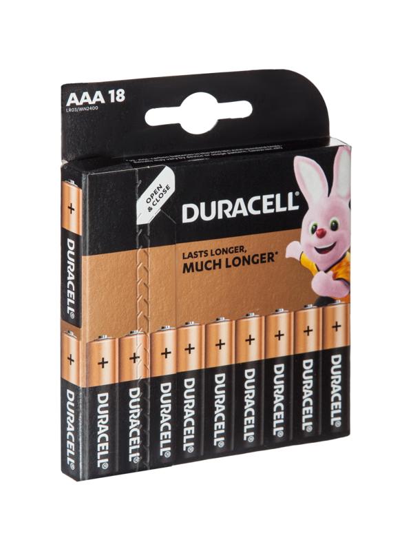 Батарейка DURACELL BASIC ААA/LR03-18BL
