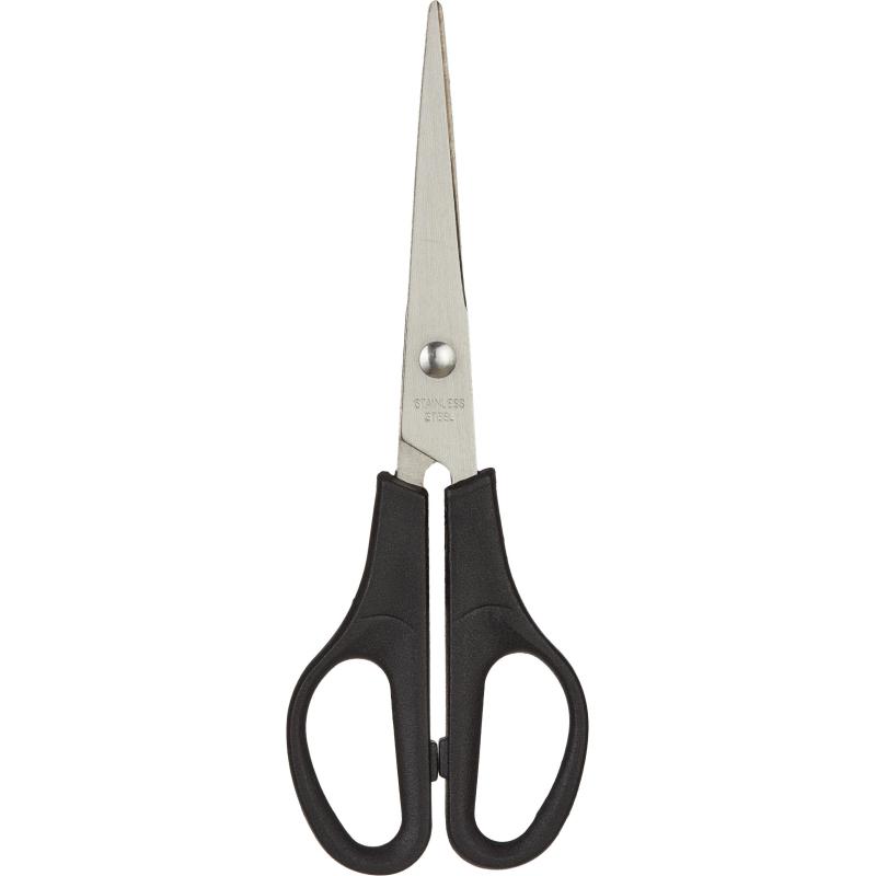 Ножницы Attache Economy 160 мм,с пласт. эллиптич. ручками, цвет черный