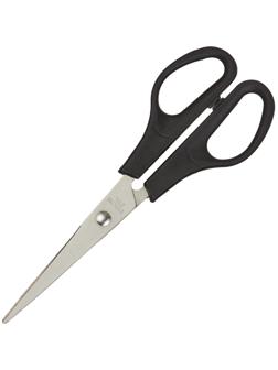 Ножницы Attache Economy 160 мм,с пласт. эллиптич. ручками, цвет черный