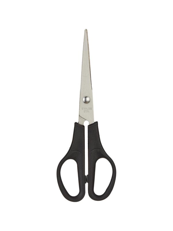 Ножницы Attache Economy 160 мм,с пласт. эллиптич. ручками, цвет черный