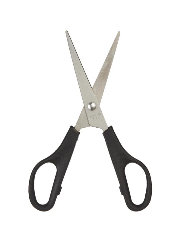 Ножницы Attache Economy 160 мм,с пласт. эллиптич. ручками, цвет черный