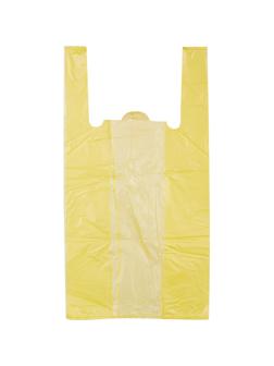 Пакет-майка Пакет-майка, ПНД, 30+14x57см, желтый,18 мкм, 100 шт./уп.