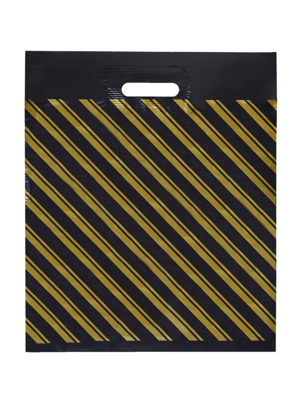 Пакет с вырубной ручкой,ПВД,40х47см,55мкм,50 шт/уп