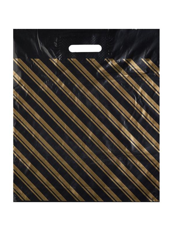 Пакет с вырубной ручкой,ПВД,40х47см,55мкм,50 шт/уп